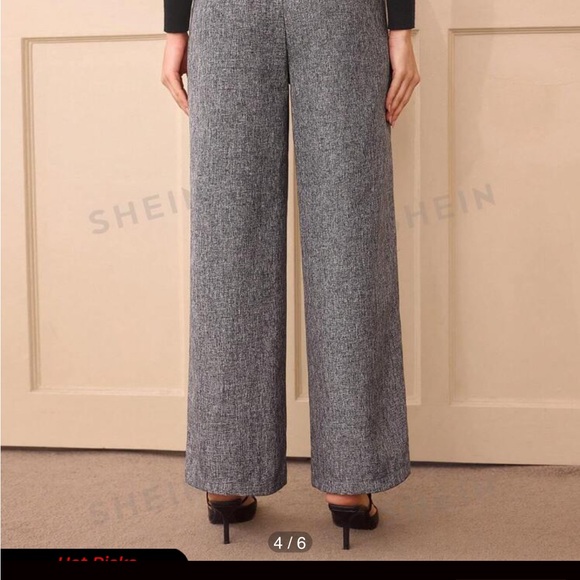 Brand new Women’s large SHEIN dress pants with front pleats. New belt included - Picture 3 of 10